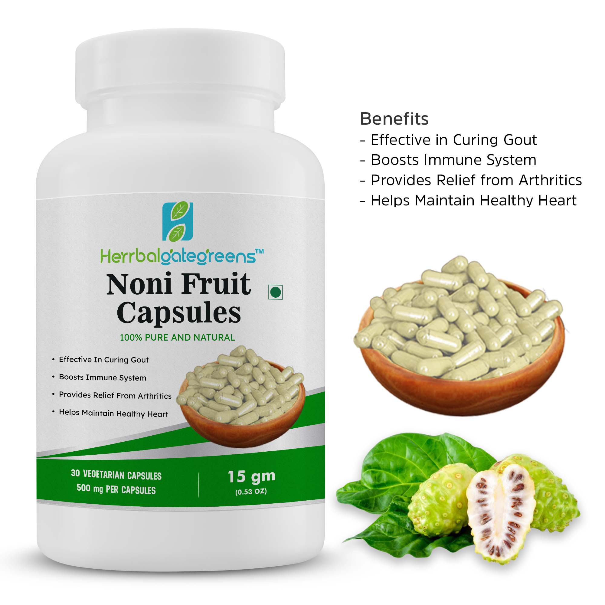 Noni Fruit Capsules Herrbalgategreens
