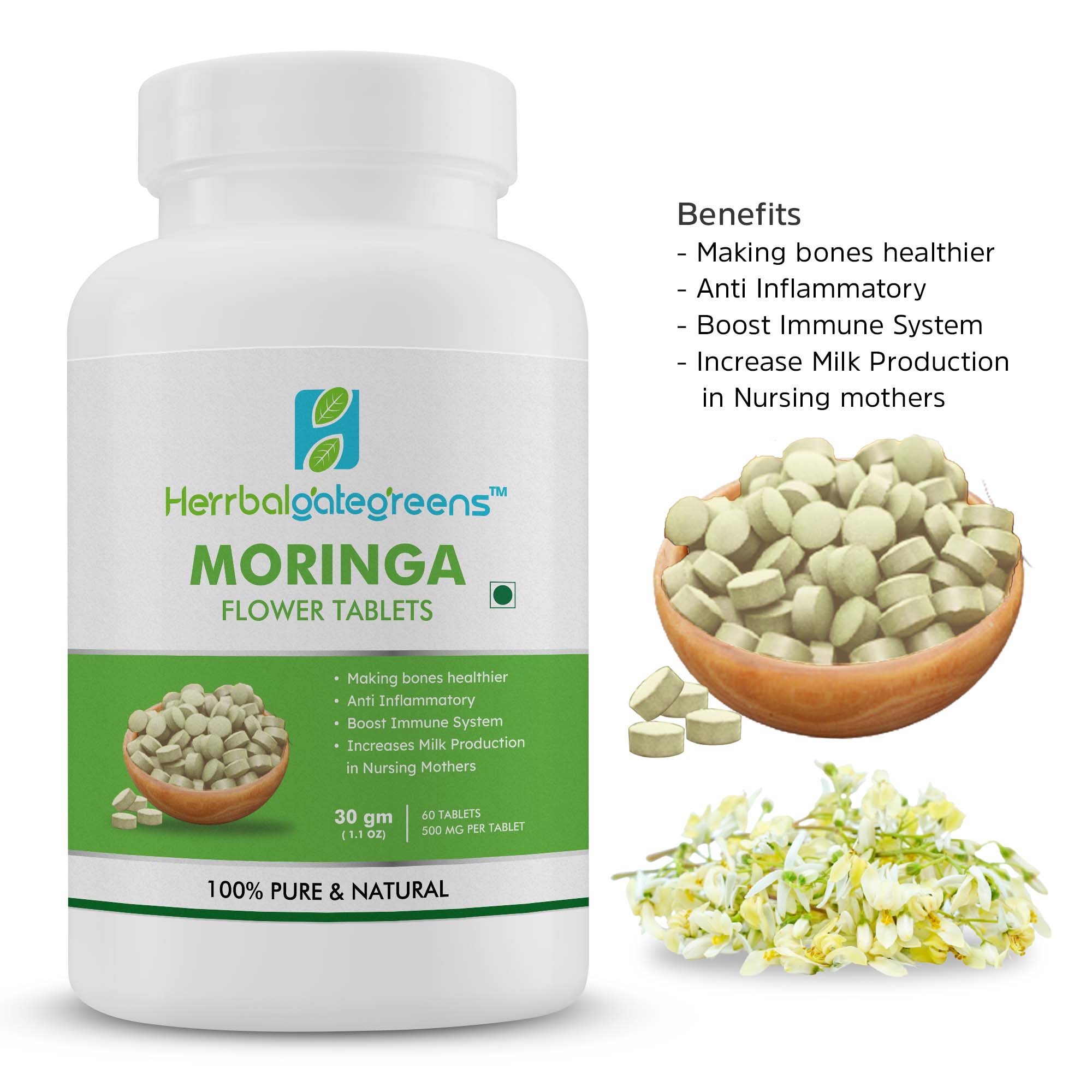 moringa flower tablets